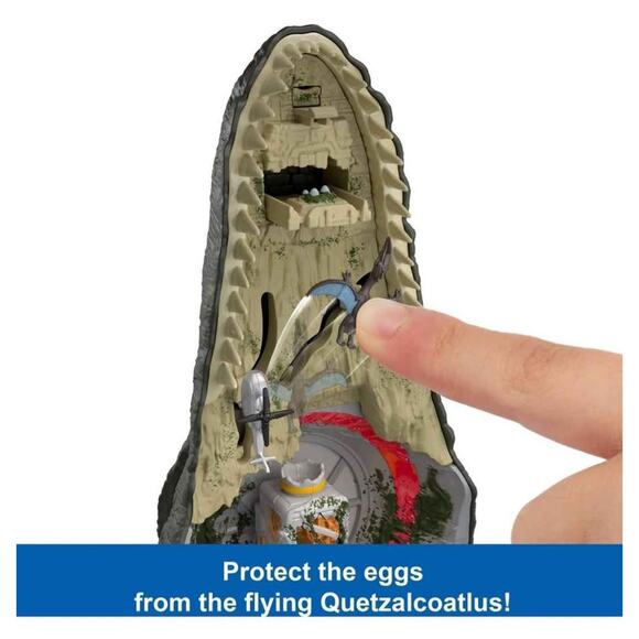 Jurassic World Rebirth Deluxe Mosasaurus Playset, 7 Interactive Features & Sound - Picture 5 of 6